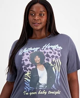 Grayson Threads, The Label Trendy Plus Size Whitney Houston Graphic T-Shirt