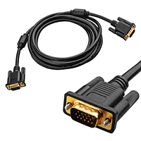 5 Core Vga to Vga Cable 6Ft 15 Pin Vga Male to Male Video Transmission Extension Cord 1080P Full Hd Computer Monitor Projector Cables