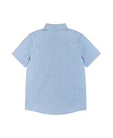 Andy & Evan Big Boys Toddler/Child Light Blue Chambray Buttondown Shirt