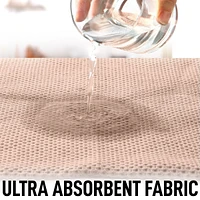 Reusable Kitchen Towels 3 Pack 100% Cotton Waffle Weave - Super Absorbent Dish Towels for Kitchen