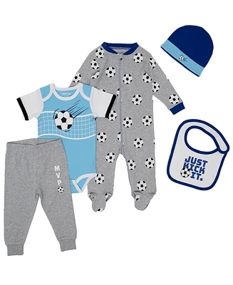 Gertex Baby Boys Soccer Layette 5 Piece Set