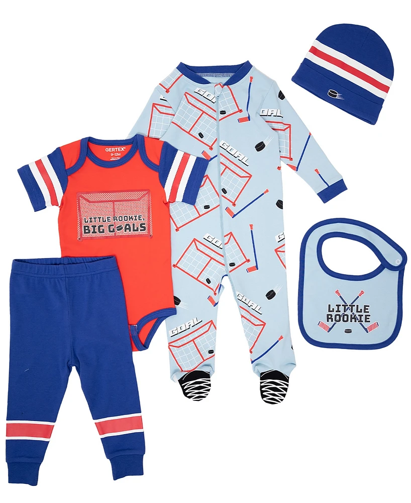 Gertex Baby Boys Hockey Layette 5 Piece Set