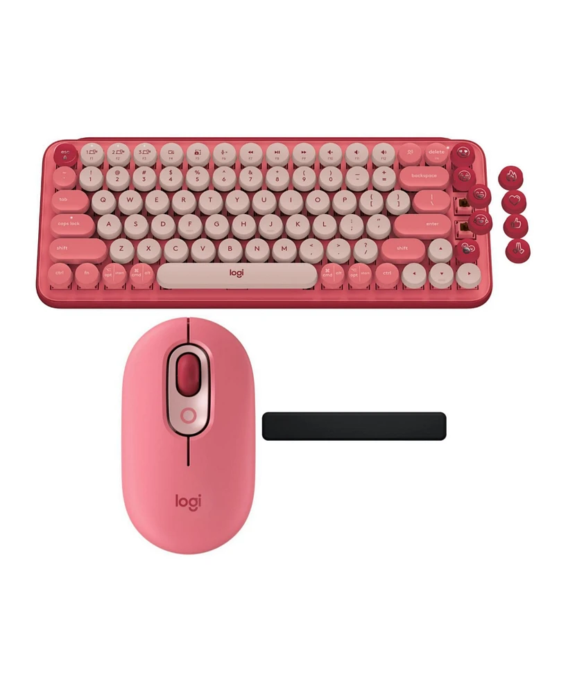 Logitech Pop Keys Wireless Mechanical Keyboard With Custom Emoji Keys