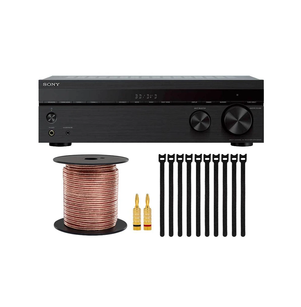 Sony STRDH590 5.2-Channel Home Theater Av Receiver with Accessory Bundle