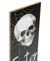 Northlight 36" Enter at Your Own Risk Wooden Halloween Porch Board Sign Decoration