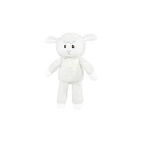 Luvable Friends Baby Boys Bathrobe and Toy Plush Set, Lamb, 0-9 Months