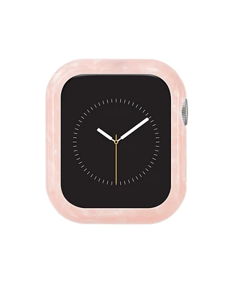 Anne Klein Women's Pink Acetate Protective Case designed for 44mm Apple Watch