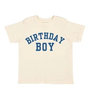 Sweet Wink Toddler Boys Birthday Varsity Short Sleeve T-Shirt