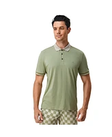 Bellemere New York Men's Two-Tone Polo Shirt