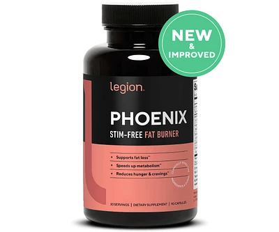 Phoenix Natural Fat Burner Supplement - Without Caffeine - 30 Servings