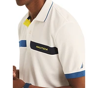 Nautica Men's Navtech Classic Fit Colorblock Polo Shirt