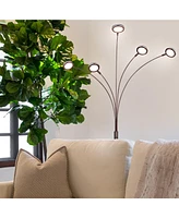 Brightech Orion 74" Led Tree Arc Floor Lamp with 5 Adjustable Arms