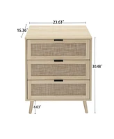 Streamdale Furniture 3 Drawer Cabinet, Suitable For Bedroom, Living Room, Study