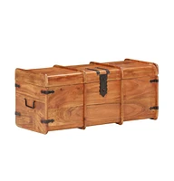 vidaXL Storage Chest 35.4"x15.7"x15.7" Solid Acacia Wood