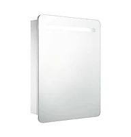 vidaXL Led Bathroom Mirror Cabinet 23.6"x4.3"x31.5"