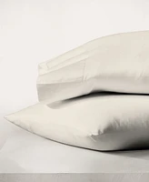 Purity Home Ultra-Light Cool Crisp 100% Cotton Percale Pillowcase Pair
