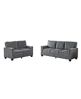 Streamdale Furniture Living Room Sofa Set 2+3 With Storage Corduroy