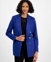 Bar Iii Women's Compression Open-Front Blazer, Created for Macy's