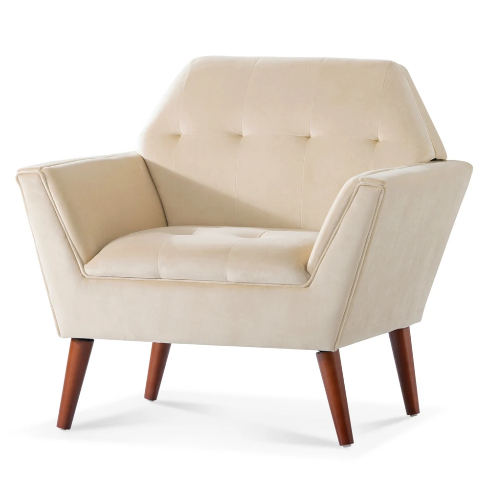 Simplie Fun 32" Wide Tufted Armchair