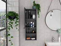 Kingston Rectangle 2-Shelf Medicine Cabinet Smokey Oak