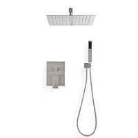 Streamdale Furniture 12" Rain Shower Head Systems Wall Mounted Shower On-Site