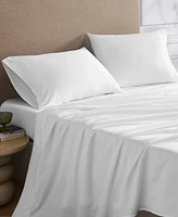 Purity Home Ultra-Light Cool Crisp 100% Cotton Percale 4-Pc. Sheet Set, Queen