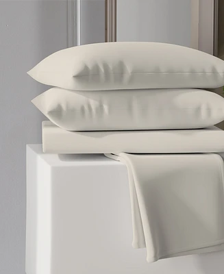 Purity Home 100% Cotton Percale 4 Pc Sheet Set Full