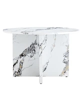 Streamdale Furniture Modern Round Dining Table for Small Spaces