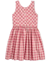 Polo Ralph Lauren Toddler & Little Girls Calissa Gingham Check Cotton Madras Dress