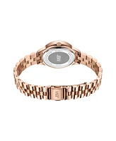 Jbw Women's Bellini Diamond (1/8 ct. t.w.) Watch in 18k Rose Gold-plated Stainless-steel Watch 30 Mm