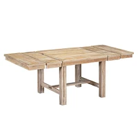 6-Piece Farmhouse Dining Set with Extendable Table