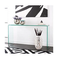 Safavieh Huck Tempered Glass Console Table