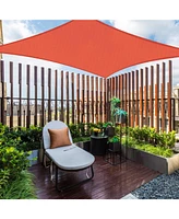 12x12 Ft 97% Uv Block Square Sun Shade Sail Heavy Duty Hdpe Canopy Patio Lawn