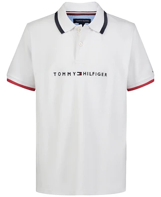 Tommy Hilfiger Big Boys Tomas Embroidered Logo Polo Shirt