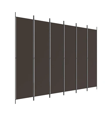 vidaXL 6-Panel Room Divider 118.1"x86.6" Fabric