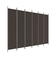 vidaXL 6-Panel Room Divider 118.1"x86.6" Fabric