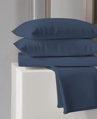 Purity Home Ultra-Light Cool Crisp 100% Cotton Percale 3-Pc. Sheet Set, Twin Xl