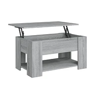 vidaXL Coffee Table Gray Sonoma 31.1"x19.3"x16.1" Engineered Wood