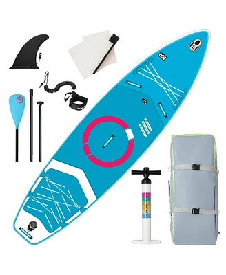 Simplie Fun Inflatable Stand Up Paddle Board 11'X34" X6" With Accessories