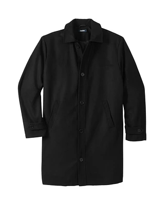 KingSize Men's Big & Tall Wool Dress Coat