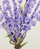 Design Imports Cotton Kitchen Towel Set Lightweight Fast-Drying Dish Towels, 18x28", Lavender Bouquet, 3 Piece