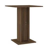 vidaXL Bistro Table Brown Oak 23.6"x23.6"x29.5" Engineered Wood