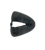 Mirage Luggage Snuggle Velvet Twist Memory Foam Travel Neck Pillow