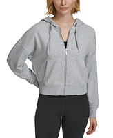 Calvin Klein Women's French Terry Long-Sleeve Zip-Up Hoodie