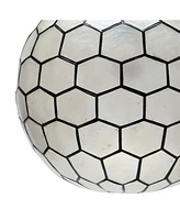 Storied Home Capiz Honeycomb Ceiling Light