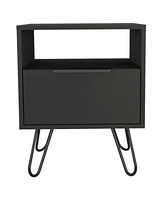 Simplie Fun Eagle Creek 1-Shelf 1-Drawer Nightstand Wengue