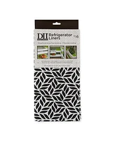 Design Imports Fridge Liner Collection Non-Adhesive, Cut to Fit, 12x24", Abstract Leaf