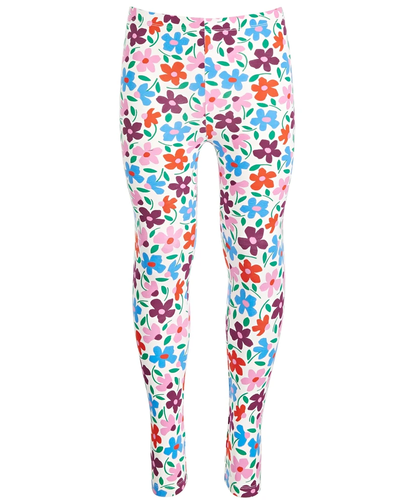 Epic Threads Girls Tossed Bouquet Printed Leggings, Created for Macy's