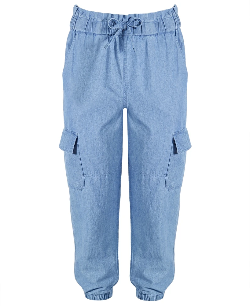 Epic Threads Girls Solid Chambray Jogger Pants, Created for Macy's