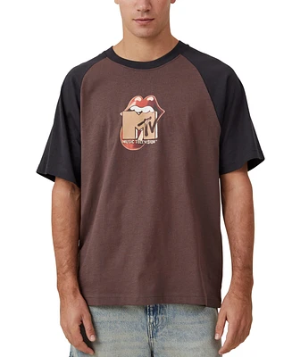 Cotton On Men's Mtv X Rolling Stones Loose Fit T-Shirt